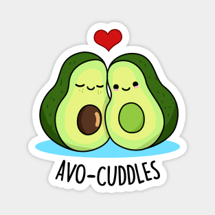 Avo Cuddles Cute Avocado Pun Magnet