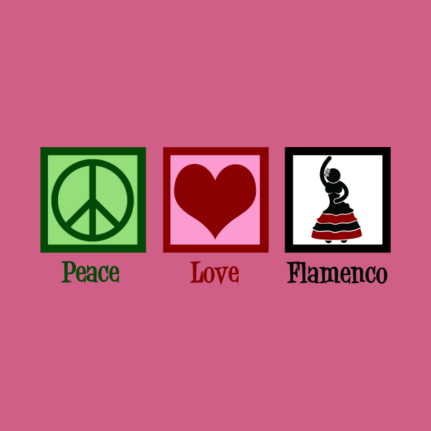 Peace Love Flamenco Dancing by epiclovedesigns