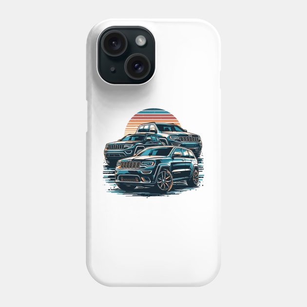 Jeep Grand Cherokee Phone Case by Vehicles-Art