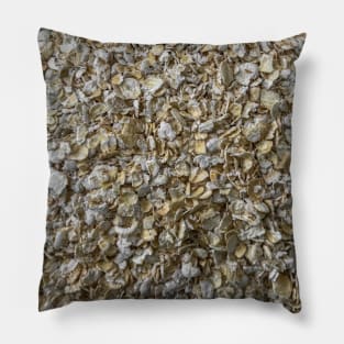 Oatmeal texture background Pillow