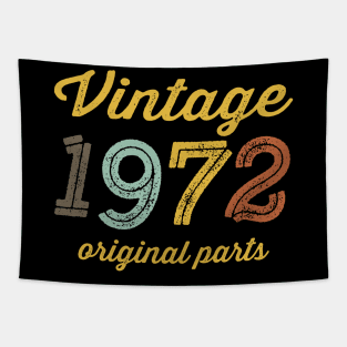 Vintage 1972 Original Parts Tapestry