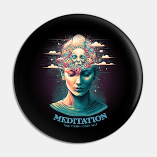 Meditation - find your hidden self Pin