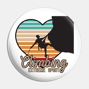 climbing extreme sport Pin