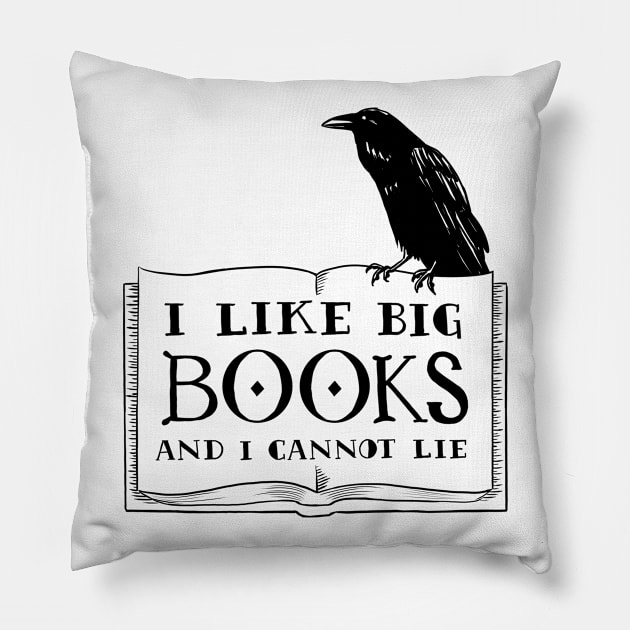 I like big books Pillow by steffmetal