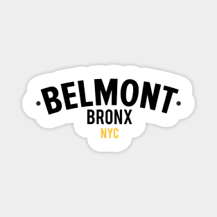 New York Bronx - New York Bronx Schriftzug - Bronx Logo - Bronx Belmont Magnet