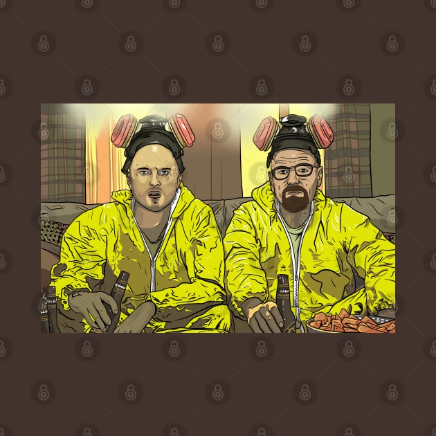 Walter White and Jesse Pinkman - Breaking Bad by Black Snow Comics