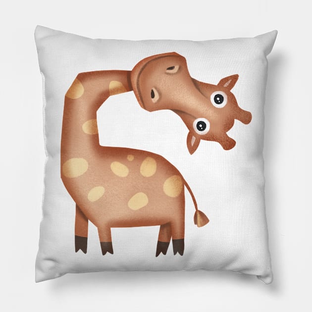 Giraffe Pillow by MyBeautifulFiles