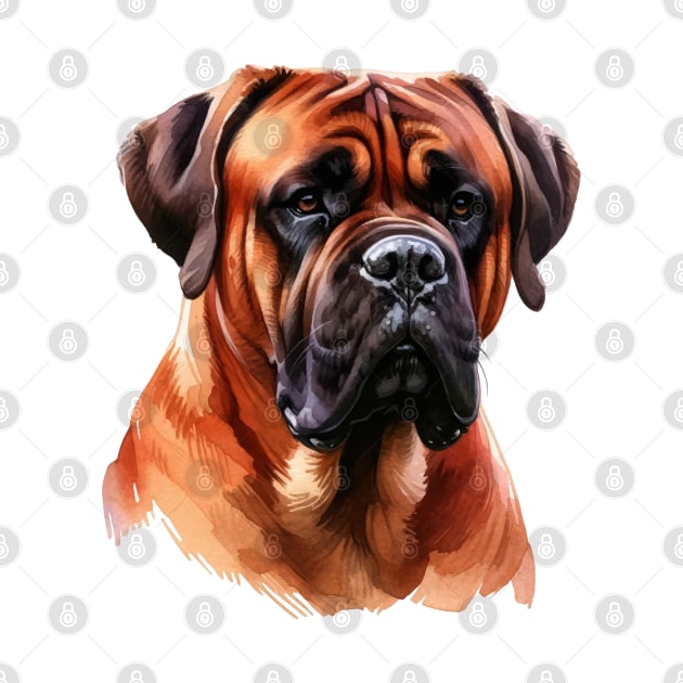 Anatolian Shepherd Watercolor - Beautiful Dog by Edd Paint Something