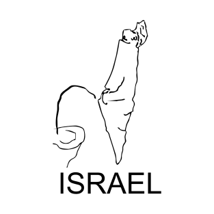 A funny map of Israel T-Shirt