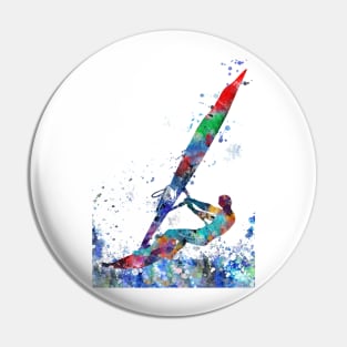 Windsurfer Pin