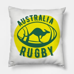 Australia Rugby - Straya Wallaby Rugby Gift for Rugby lovers who adore Australia. Pillow