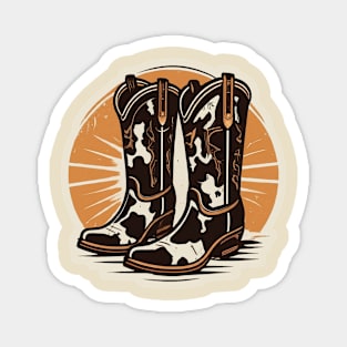 Western Boots Magnet