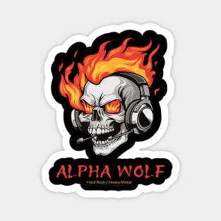 alpha wolf Magnet