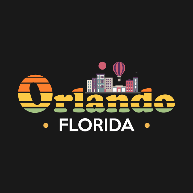 Orlando Florida Skyline Design by Brobocop