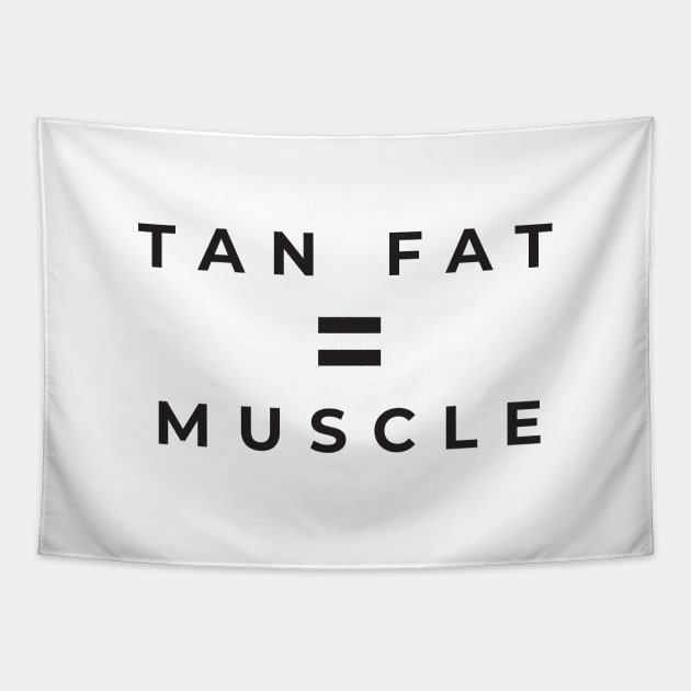 Tan Fat = Muscle Tapestry by BodinStreet