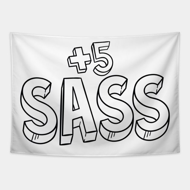 Sass Check Tapestry by MediocreMerchant
