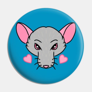 Rad Rat (Full Color Version) Pin