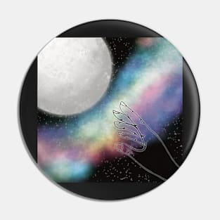 Reaching for the Moon Pin