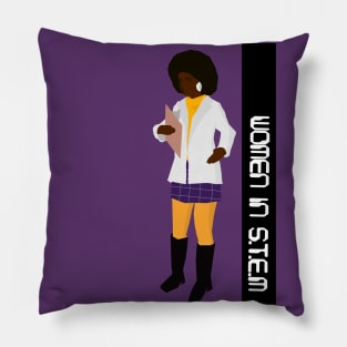 Women In Stem: Space ship earth Pillow