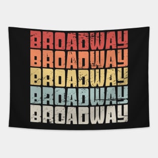 BROADWAY - Retro Musical Theater Tapestry