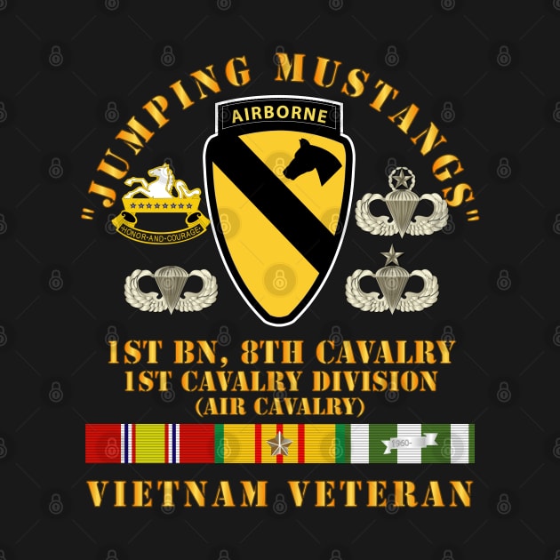 Jumping Mustangs - 1st Bn 8th Cav 1st Cav - w VN SVC by twix123844