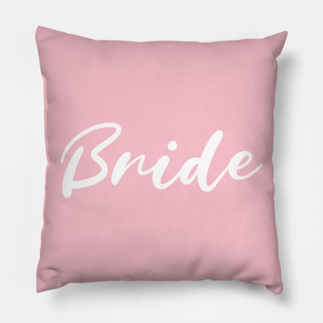 Bride Bachelorette Party Pillow by Classic & Vintage Tees