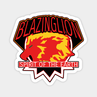 Blazing Lion Spirit Magnet