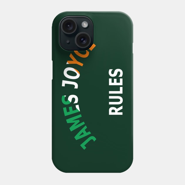 James Joyce Rules Phone Case by Lyvershop