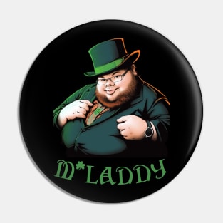 Neckbeard Leprechaun ☘ Pin