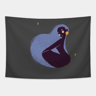 moon girl Tapestry