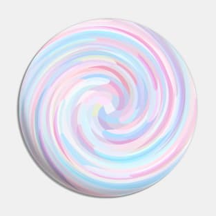 Soft Swirl Pastel Arrow Pattern Pin