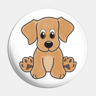 Golden Lab Pin