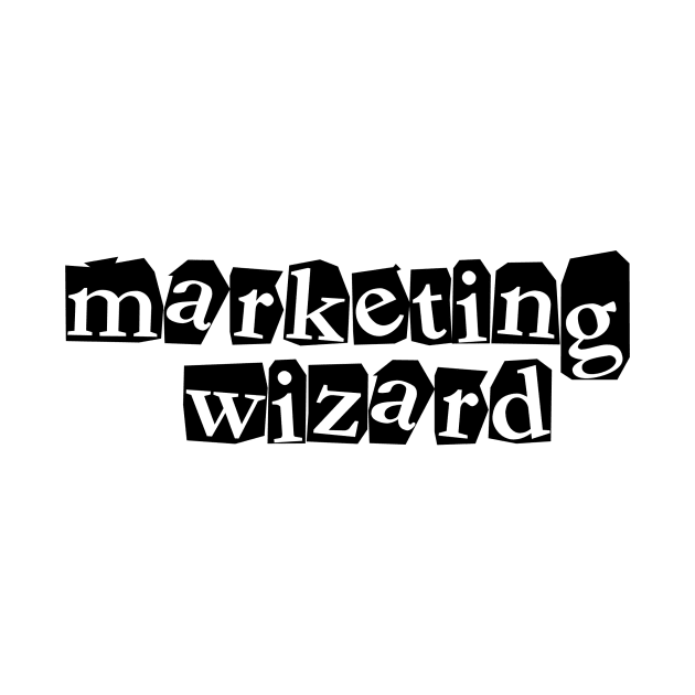 marketing wizard - ransom letters by Toad House Pixels