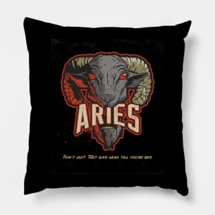 Aries Zodiac Pillow