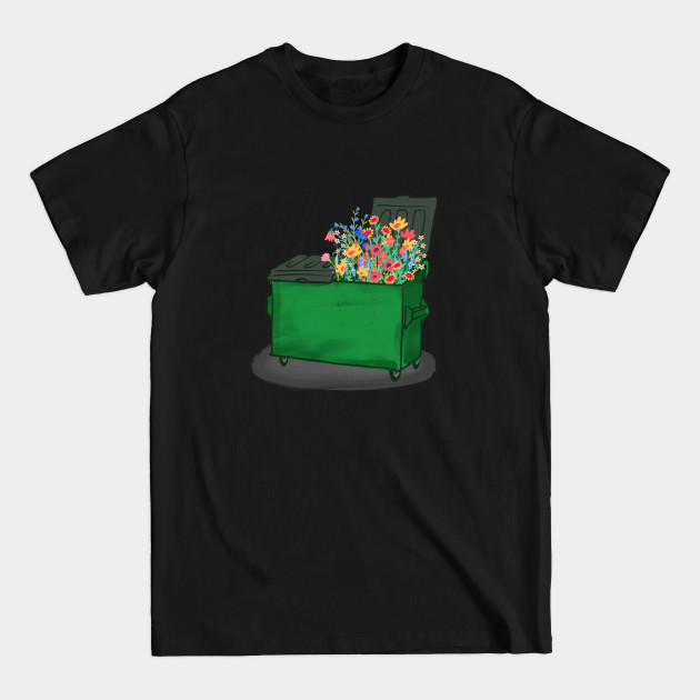 Discover Dumpster Flowers - Dumpster - T-Shirt