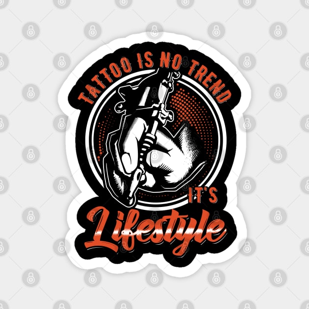 Tattoo Is Lifestyle - Tattooed Magnet by Streetwear KKS