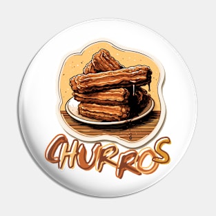 vintage churros Pin