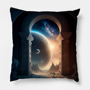 Portal to another dimension Pillow