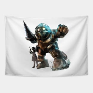 Big Daddy Bioshock Painting Tapestry