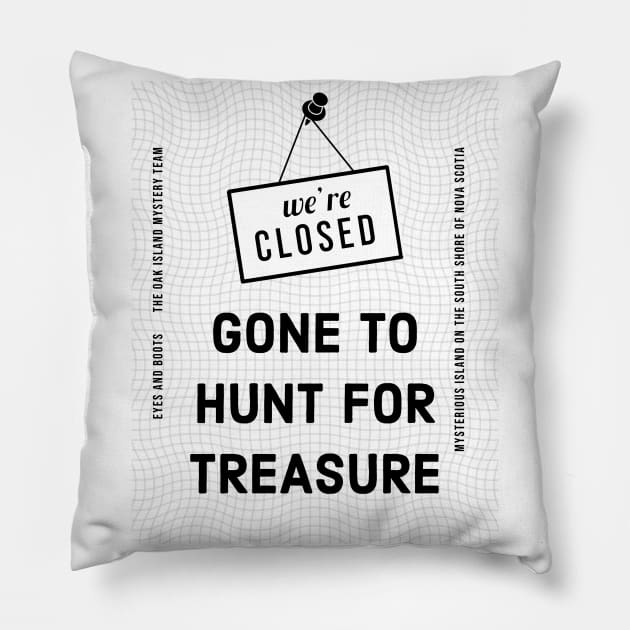 My Treasure Hunting Shirt Pillow by OakIslandMystery