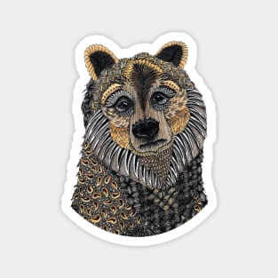 Grizzly Bear Totem Animal Magnet