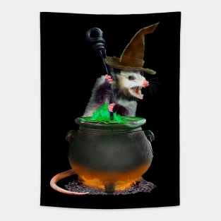 Halloween Possum Tapestry