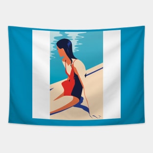 Swimming Time Tapestry