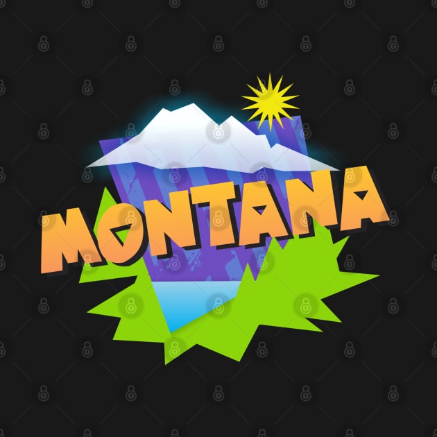 Montana Mountains Graphic by Dale Preston Design