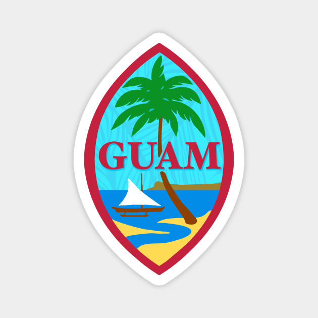 Guam Seal Magnet by THE LOCAL FABRIC