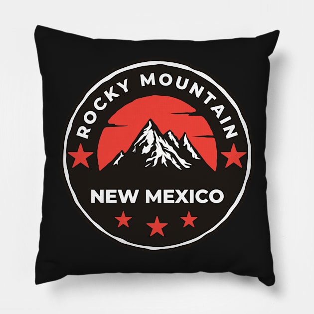 Rocky Mountain New Mexico - Travel Pillow by Famgift