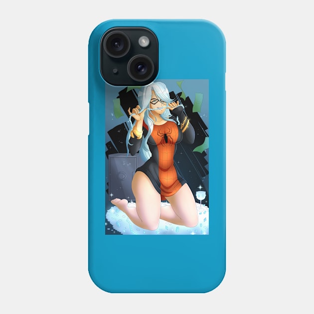 Black Cat Variant Phone Case by SenpaiLove