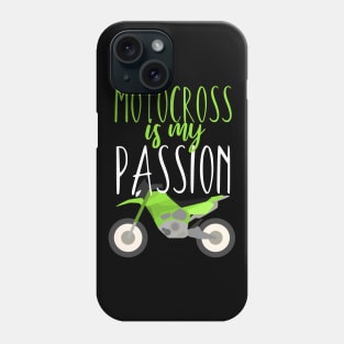 Motocross is my passion Phone Case