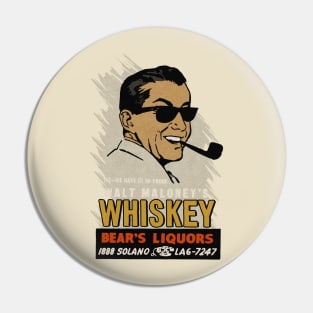Vintage Whiskey Suave Fellow Pin