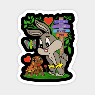 The tortoise and the hare Magnet